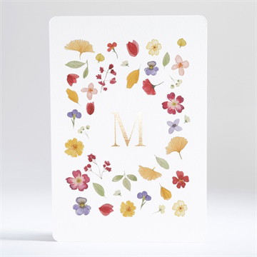 Faire-part naissance harmonie d'automne