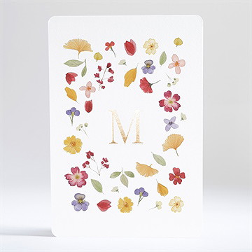 Faire-part naissance harmonie d'automne