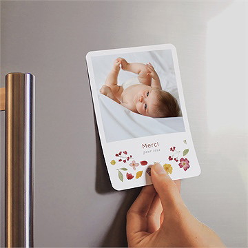 Remerciement naissance harmonie d'automne - Mise en situation