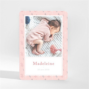 Faire-part naissance graine de fille magnet