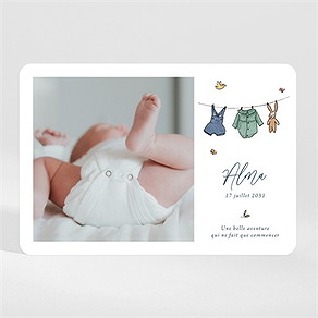 Faire-part naissance petit bout'chou magnet