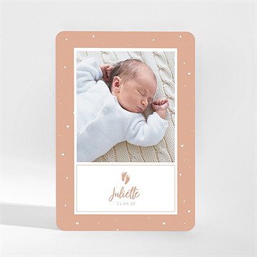 Faire-part naissance ses petits petons magnet