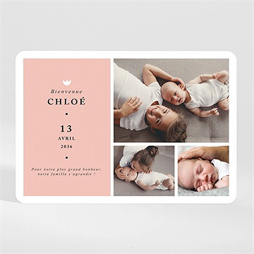 Faire-part naissance belle histoire magnet