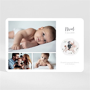 Faire-part naissance petite escapade magnet