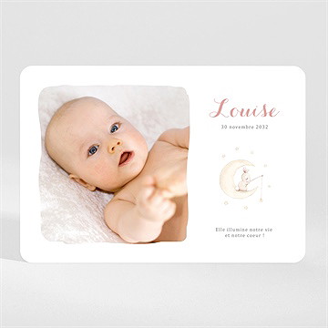 Faire-part naissance pêcheur d'étoile magnet