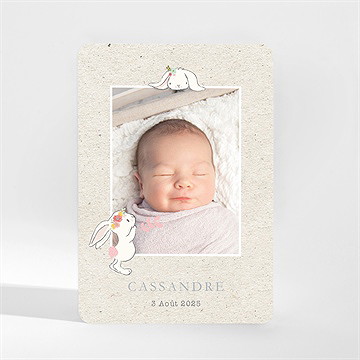 Faire-part naissance le petit messager magnet