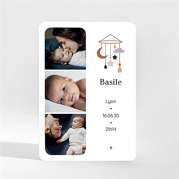 Faire-part naissance ma constellation magnet