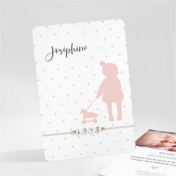 Faire-part naissance poésie enfantine