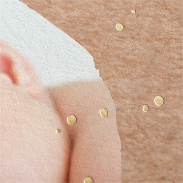 Faire-part naissance cocotte en folie ! dorure - Marquage à Chaud OR