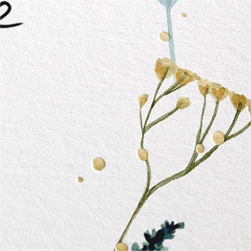 Faire-part naissance poésie dorure - Marquage à chaud OR