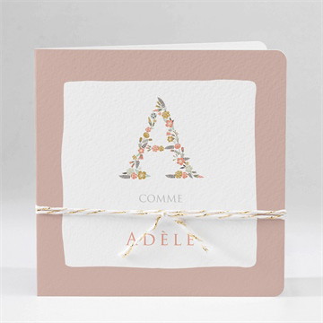 Carte pliée - carré