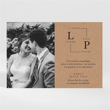 Remerciement mariage liés