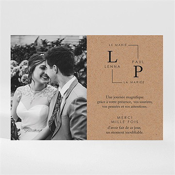 Remerciement mariage liés