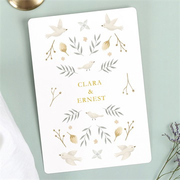 Carte recto - portrait