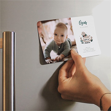 Faire-part naissance premier noël - Mise en situation