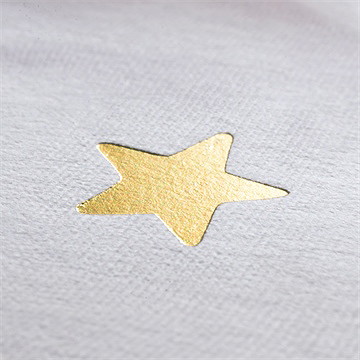 Faire-part naissance éclats de vie dorure - Marquage à chaud OR