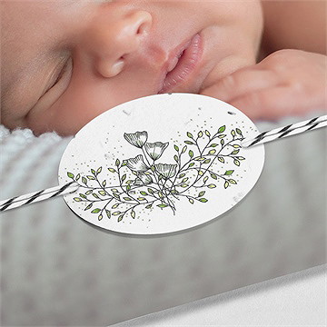 Faire-part naissance joli photomaton ensemencé - Détail du faire part
