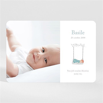 Faire-part naissance douce sieste magnet
