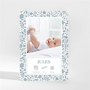 Faire-part naissance adorable magnet