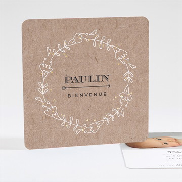 Carte dorure - carré