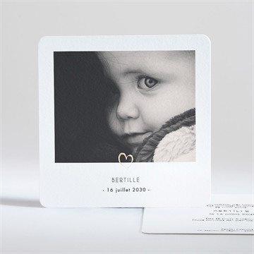 Carte dorure - carré