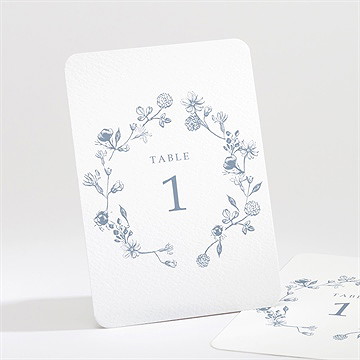 Numéro de table mariage composition végétale