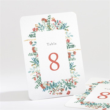 Numéro de table mariage notre promesse