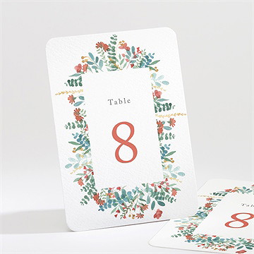 Numéro de table mariage notre promesse