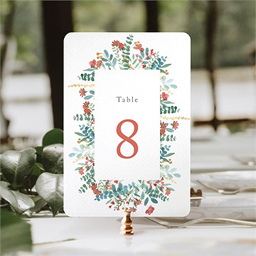 Numéro de table mariage notre promesse - Mise en siatuation