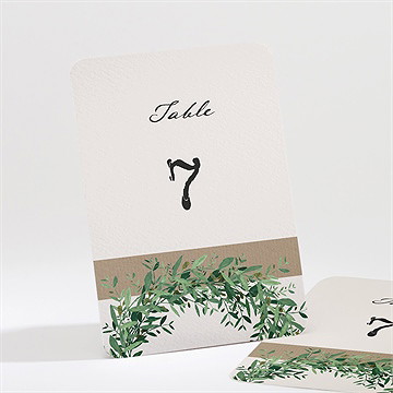 Numéro de table mariage ronde de bonheur