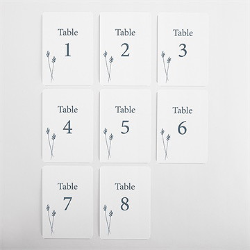 Numéro de table mariage esquisse - Vue d'ensemble