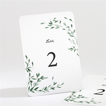 Numéro de table mariage so chic