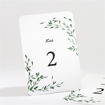 Numéro de table mariage so chic