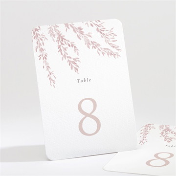 Numéro de table mariage sous le saule magnet