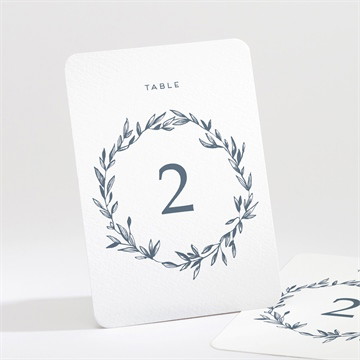 Numéro de table mariage délicatesse