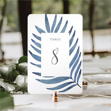 Numéro de table mariage evasion - Mise en situation