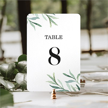 Numéro de table mariage a la folie ! - Mise en situation