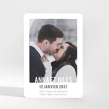 Faire-part mariage integral magnet