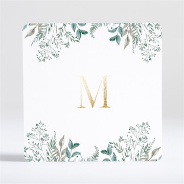 Carte dorure - carré