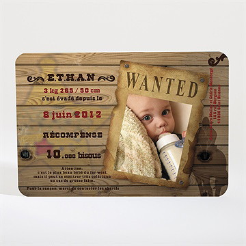 Faire-part naissance wanted ! magnet
