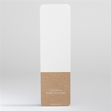 Signet confirmation epopée - Dos du signet