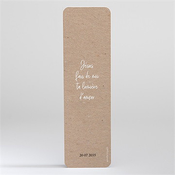 Signet confirmation puissance - Dos du signet