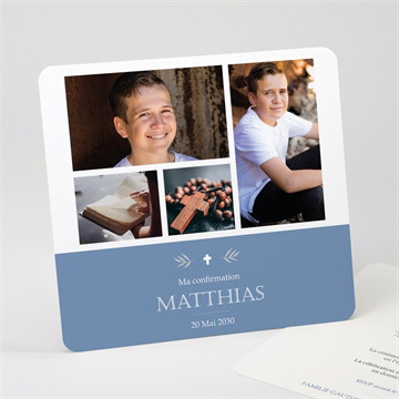 Faire-part confirmation grandeur