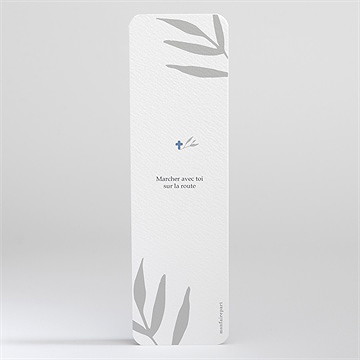 Signet confirmation grandeur - dos du signet