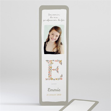 Signet profession de foi joie essentielle argenté