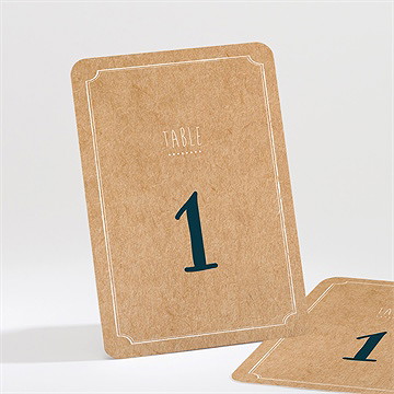 Numéro de table mariage notre moment