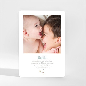 Remerciement naissance douce sieste