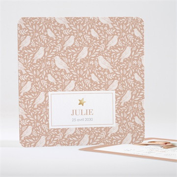 Carte dorure - carré