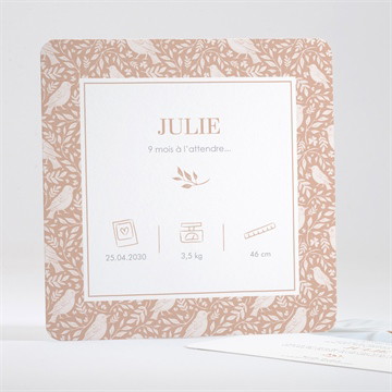 Carte recto-verso - carré