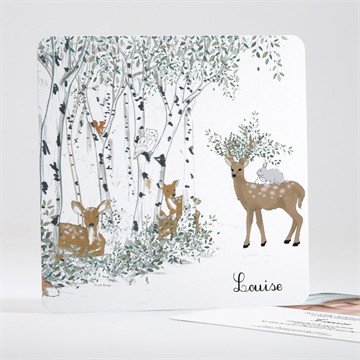 Carte recto-verso - carré